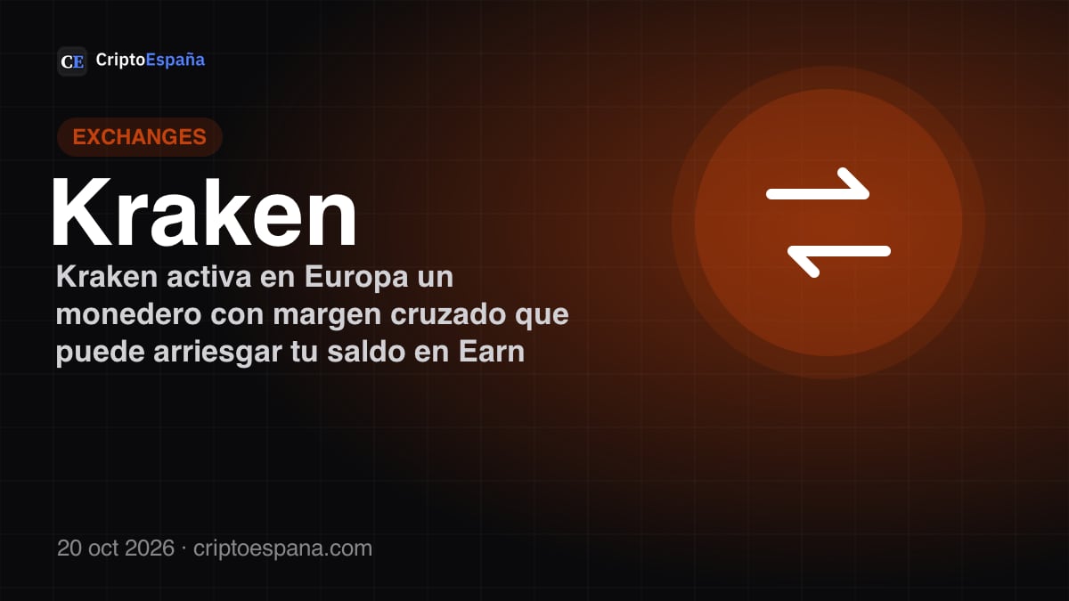 Kraken activa en Europa un monedero con margen cruzado que puede arriesgar tu saldo en Earn
